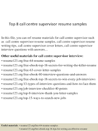 sample resume of team leader in call centre