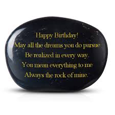 I was getting a gift for your birthday that was funny and charming at the same time but then i. Cleaky Birthday Gift Happy Birthday Always The Rock Of Mine Engraved Rock Birthday Gift For Men Or Women Buy Online In Samoa At Samoa Desertcart Com Productid 154856630