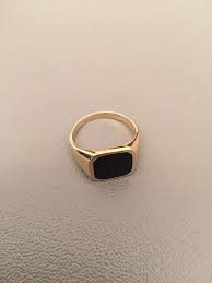 Size 10 5 Onyx Ring Signet Ring Black Onyx Ring Women Ring By Limajewelry Signet Ring Men Signet Rings Women Onyx Ring Men