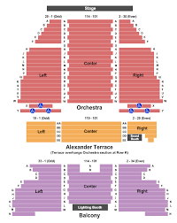 alex theatre seating chart glendale