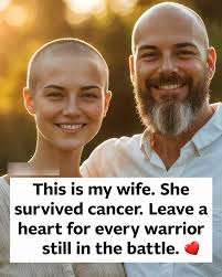 Before You Scroll, Stay Here for a Moment They stood in golden light as two  souls who walked through the darkest valley together ✨. She fought with  courage stronger than fear 💪.