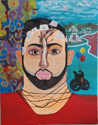 When they ask for a painting, I give them this instead. Feliz Navidad