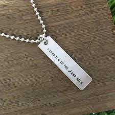 I Love You To The Moon And Back Mens Necklace Men S Jewelry Men S Gift Simple Necklace For Him Boyfriend Gi Husband Valentine Gifts For Husband Boyfriend Gifts