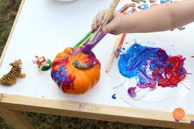Acrylic paint 6/12colors art supplies non fading,non toxic paints for artist. Toddler Tales Pumpkin Painting Fairy Dust Teaching