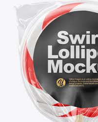Flag mockup free psd template psd repo. Swirl Lollipop With Sticker And Kraft Flag Label Mockup In Packaging Mockups On Yellow Images Object Mockups