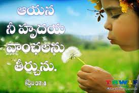 Psalm 37 4 Bible Quotes Telugu Bible Qoutes Bible Quotes