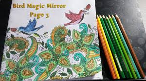» the evil queen & magic mirror coloring page. Adult Coloring Bird Magic Mirror Page 3 Youtube