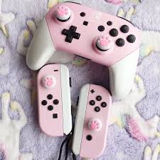 Meet My Beautiful New Nintendo Switch Pro Controller And Joycons Nintendo Switch Accessories Kawaii Games Gamer Room