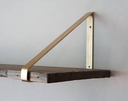 Paire De Supports En Acier Or Clair Nouveau Design Heavy Duty Support Equerres Triangle Supports Or Sup Equerre Etagere Etagere Murale Bois Equerre