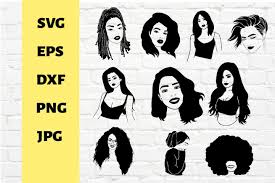 Download Bald Girl Hairstyle Svg Vector Silhouette File For Cricut Instant Download 8x Amazing Black Woman With Short Hair Bundle Svg Cuttable Clip Art Art Collectibles