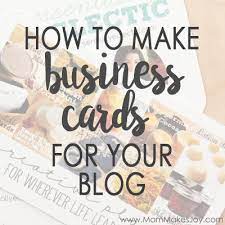 Print from thousands of designs or your own, make your own business card printing with vistaprint at an unbeatable price! How To Design Custom Business Cards For Your Blog