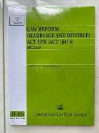 2 2 laws of malaysia act 164 law reform (marriage and divorce) act 1976 date of royal assent. Law Reform Marriage And Divorce Act Textbooks On Carousell