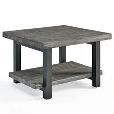 Shop wayfair for all the best reclaimed wood square coffee tables. Alaterre Furnituresonoma 27 Metal And Reclaimed Wood Square Coffee Table Slate Gray Dailymail