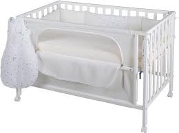 Das roba stubenbett 'indibär' mit flachstäben, ist in der farbe weiß lackiert. Roba Babybett Room Bed Safe Asleep Sternenzauber Weiss 4 Tlg Online Kaufen Otto