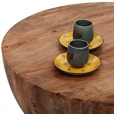 Target/furniture/metal drum coffee table (948)‎. The Armchair Drum Coffee Table Natural Amazon In Furniture