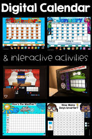 Digital Calendar And Interactive Activities Powerpoint Presentation Backtoschool Kindergarten F In 2020 Digital Calendar Interactive Calendar Smart Board Activities