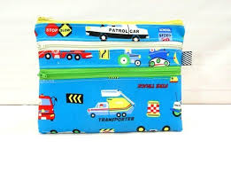 Floral Triple Zipper Pouch Bag Organizer Pouch For Face Etsy Zipper Pencil Case Pencil Case Travel Toys