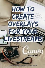 Livestream Overlay Tutorial Create Overlays For Your Livestreams Super Easy Canva Tutorial Sara Nguyen Online Business Tools Small Business Marketing Strategy Canva Tutorial