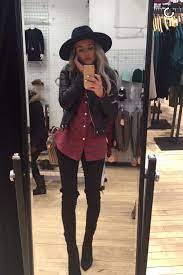 Pin By Morgan Ward On Outfits Outfits With Hats Black Hat Outfit Fashion