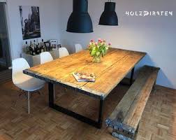 Tisch Aus Gerustbohlen Etsy Rustic Dining Table Table Dining Table