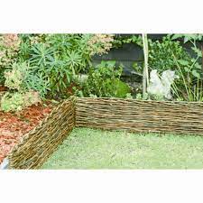 bordure osier 1 m classique bordure revetement terrasse sol jardin exterieur