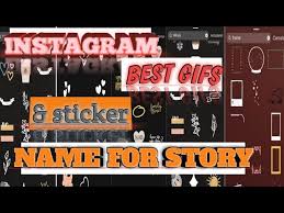 Berikut rekomendasi gif instagram lucu untuk memperindah story kamu. The Best Gifs Sticker Name For Instagram Story Instagram All Gif Name Instagram Gifs Sticker Youtube