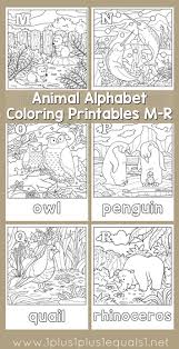 Non members download free printable tracing and handwriting worksheets for kindergarten. Animal Alphabet Coloring Pages M R 1 1 1 1