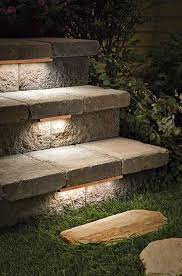 Kichler Bronze Deck Step And Bench Lighting Backyard Lighting Outdoor Stair Lighting Landscape Lighting Design