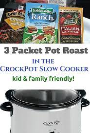 If you have your own favorite recipe that includes a packet of italian seasoning, ranch seasoning, or dried onion soup mix, you're more than welcome to add those directly. Crockpot 3 Packet Pot Roast Recipe A Year Of Slow Cooking