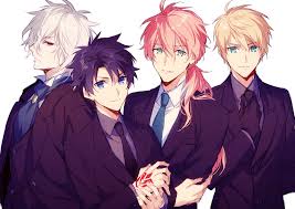 White hair anime guy anime long hair dark anime guys anime boys anime guys shirtless handsome anime guys anime gangster manga anime anime art. All Male Aqua Eyes Arthur Pendragon Fate Black Hair Blonde Hair Blue Eyes Edmond Dantes Fate Grand Order Fate Series Fujimaru Ritsuka Male Gloves Gray Hair Green Eyes Group Long Hair Male Pink