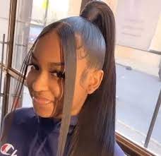 90 S Inspired Hairstyle In 2021 Hair Ponytail Styles Long Ponytail Hairstyles High Ponytail Hairstyles