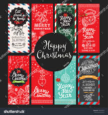 Christmas Restaurant Brochure Menu Template Vector Holiday Background And Design Banner Happy New Y Restaurant Brochures Christmas Menu Design Menu Template