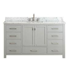 avanity modero chilled gray 60 inch