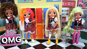 Lol Omg Doll Family First Day Of High School Morning Routine Barbie Classroom Youtube Doll Family Lol Dolls School Morning Routine