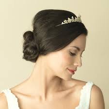 Cornelia Gold Crystal Delicate Tiara