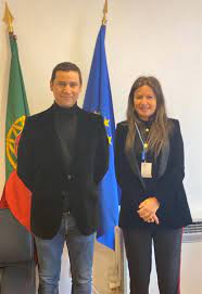 Photographer galamba joao (joao galamba). Inna Braverman Ceo Of Eco Wave Power With Joao Galamba Secretary Of State Of Energy Portugal Ewpg Holding Ab Publ