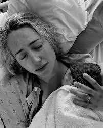 The moment I held you for the...