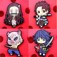 4.8 out of 5 stars 101. Buy Dreamcatching 11pcs Anime My Hero Academia Demon Slay Er Croc Shoe Charms Fits For Diy Clog Sandals Decoration Pvc Cartoons Shoe Charms Different Shoes Accessories Online In Vietnam B093t28s8q