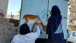 بالصور.. طالبات بقنا يحولنّ المدينة