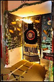 Film strip with scenes surrounded by movie quotes. Mrs Orman S Classroom Holiday Door Decorating