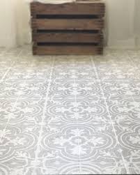 Plum Pretty Decor Design Co How To Paint Your Linoleum Or Tile Floors To Look Like Patterned Cement Tiles Full Tutorial Flooring Tile Floor Cement Tile