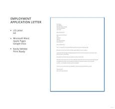 How is an employment verification letter different to a background check or reference? Employment Application Letters 8 Free Word Pdf Format Download Free Premium Templates