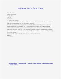 Reference Letter For A Friend For A Job Letter
