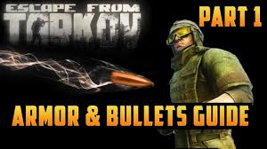 Armor And Bullets Guide Ballistics Bullet Penetration Armor Resistance Escape From Tarkov