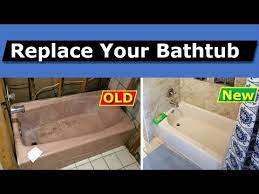 Instructions and tips on how to remove your tub and install a new one. How To Install A Bathtub Old Tub Removal Diy Youtube