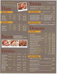 Honeybaked Ham Menu Honey Baked Ham Ham Baked Ham