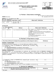 Andaros imob eliberează extrase de carte funciară online. Extras De Carte FunciarÄƒ Extras Carte Funciara Ro