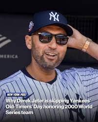 His reason for skipping this year's Yankees Old-Timers' Day has been  revealed.