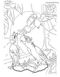 Coloring is a fun way to develop your creativity your concentration and motor skills while forgetting daily stress. Rio The Movie Blu Jewel And Rafael Coloring Page Love Coloring Pages Cartoon Coloring Pages Disney Coloring Pages