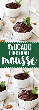 Avocado Chocolate Mousse Recipe Avocado Chocolate Mousse Avocado Chocolate Stuffed Avocado Healthy